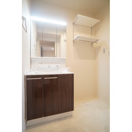 洗面設備　※同仕様、別の部屋の写真です