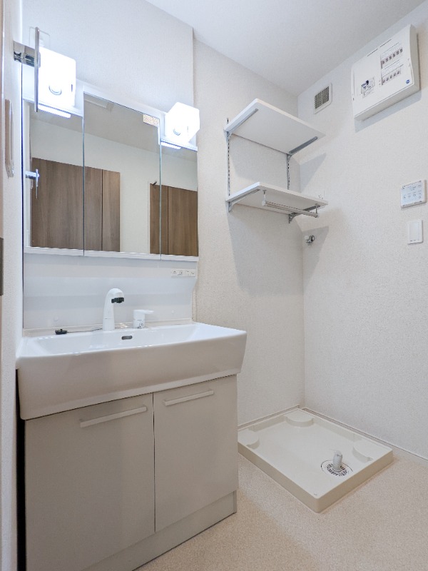 洗面設備　図面と現状に相違がある場合には現状を優先