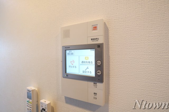 セキュリティ　モニター付きインターフォンです