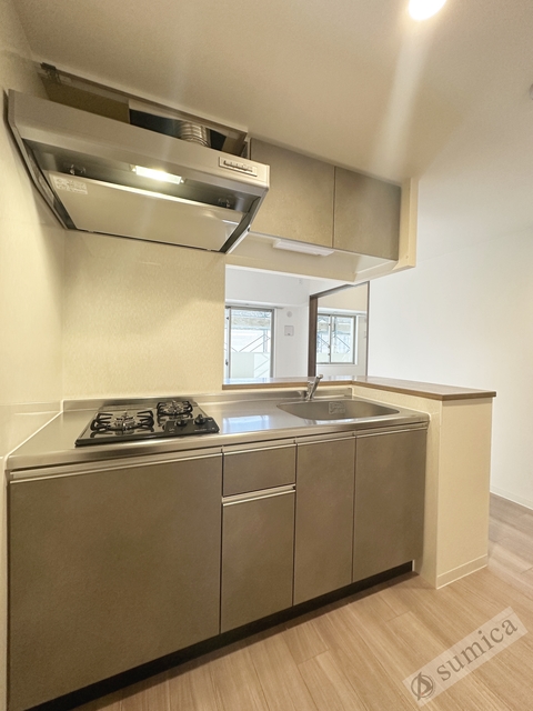 キッチン　２口システムキッチンでお料理楽しく♪♪