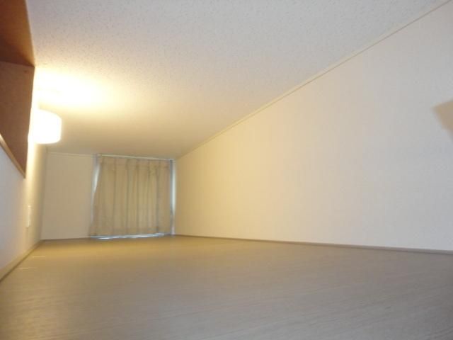 居室・リビング　ロフトで空間的に広くなります。