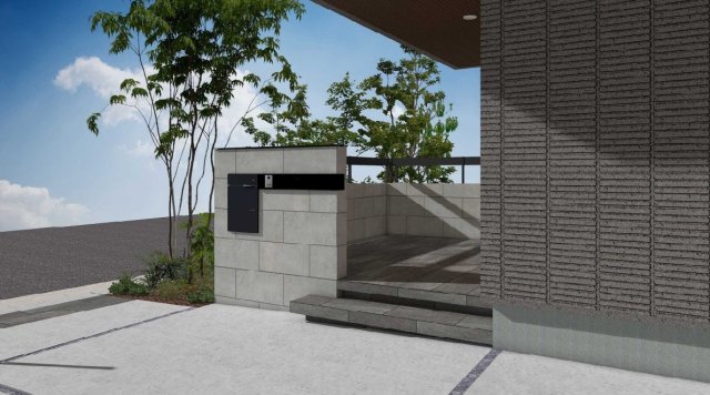 その他共有部分　完成予想パースです。現況優先です。