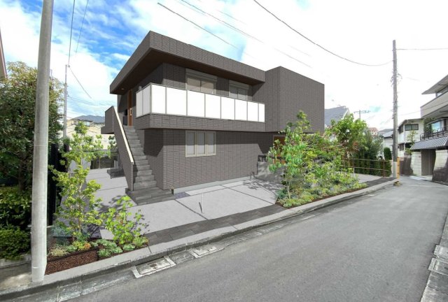 駐車場　完成予想パースです。現況優先です。