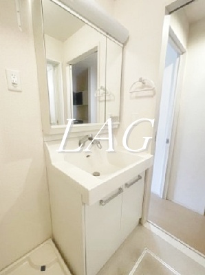 洗面設備　洗面台です。