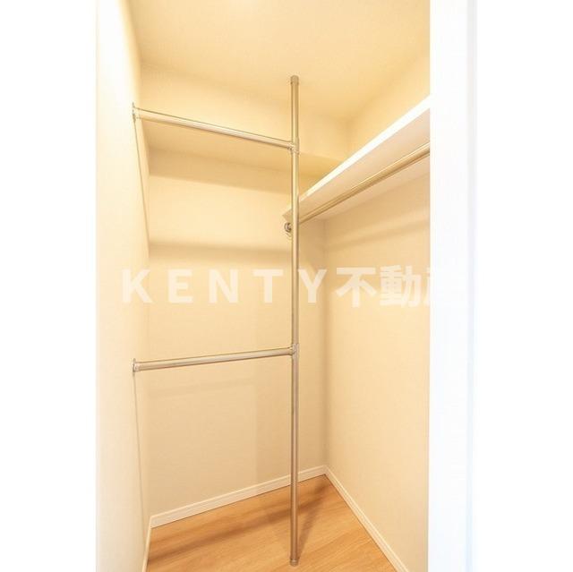 収納　十分な収納スペースがあります