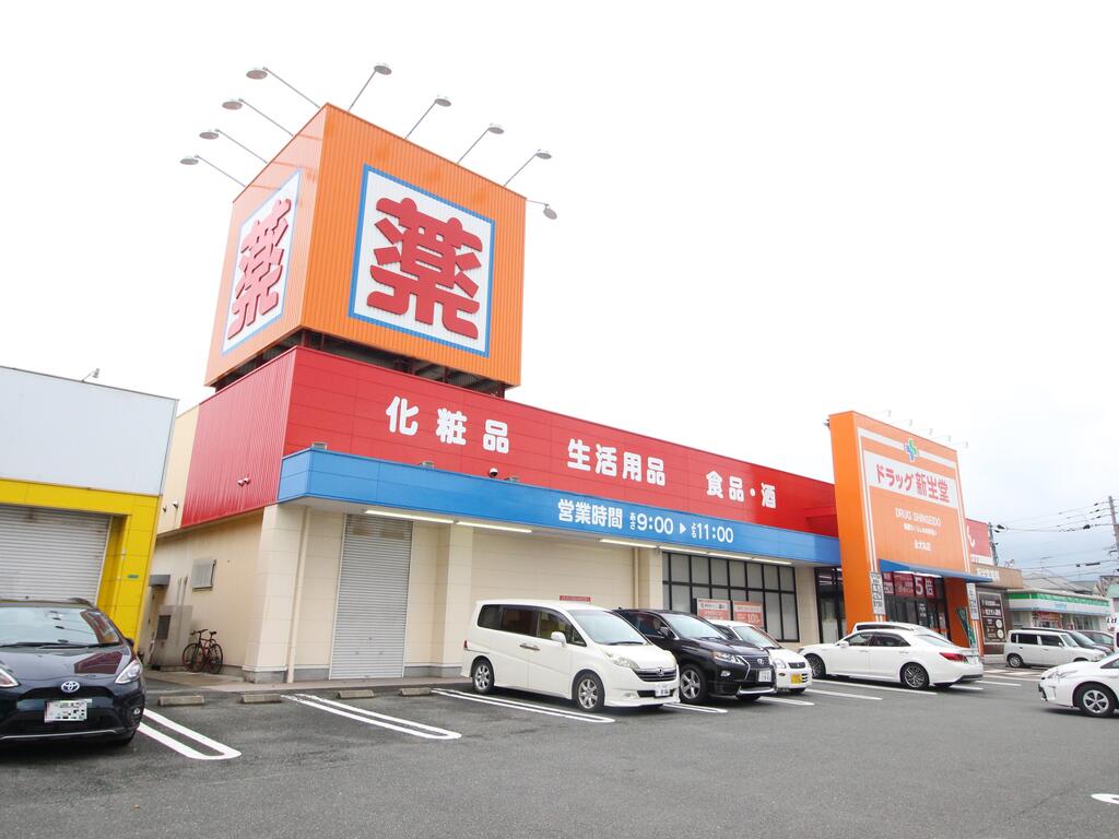 ドラックストア　ドラッグ新生堂永犬丸店（ドラッグストア）まで615m