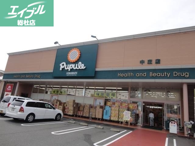 ドラックストア　スーパードラッグひまわりププレ中庄店（ドラッグストア）まで725m