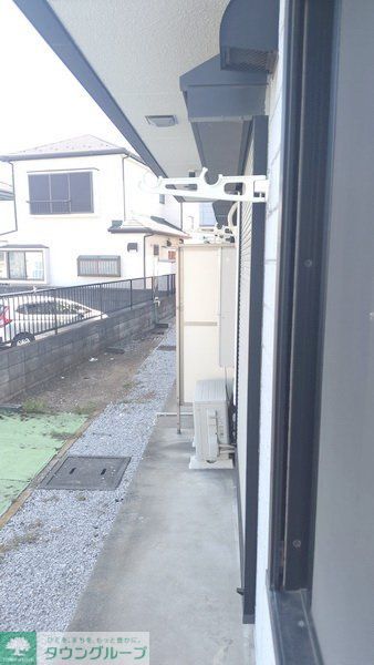 バルコニー　庭