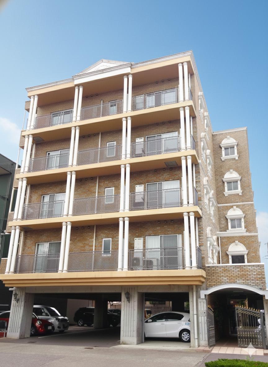 建物外観　全面タイル張り大規模修繕済