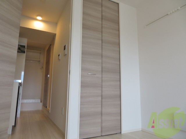 収納　ここに収納があります。収納があると部屋が広く使えます