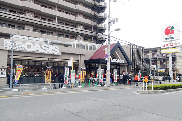 スーパー　阪急OASIS(阪急オアシス) 野中北店（スーパー）まで547m