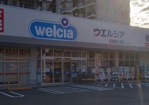 ドラックストア　ウエルシア葛飾東立石店（ドラッグストア）まで696m