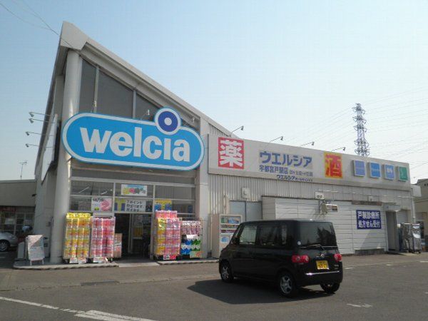 ドラックストア　ウエルシア薬局宇都宮戸祭店（ドラッグストア）まで1042m