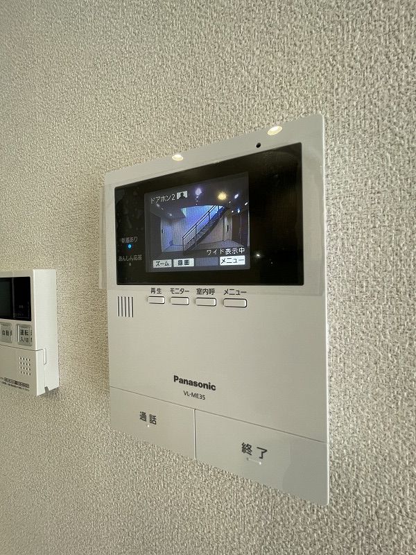 セキュリティ　録画機能付きカラーモニターホン完備◎