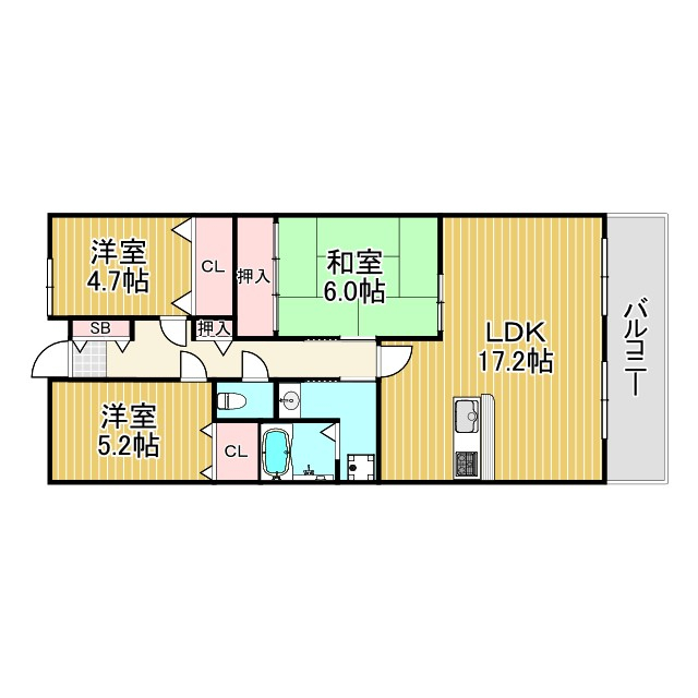 サンテ東甲子園の間取り写真