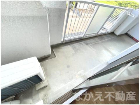 バルコニー　広々としたバルコニーです