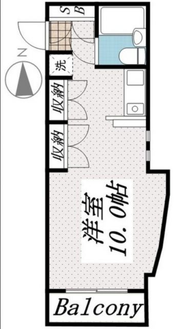 東急東横線 日吉駅 徒歩17分 5階建 築37年の間取り写真