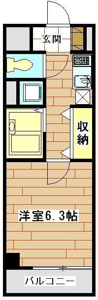スパシエカステロ新都心の間取り写真