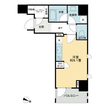 ライオンズ千代田岩本町ミレスーKDAの間取り写真