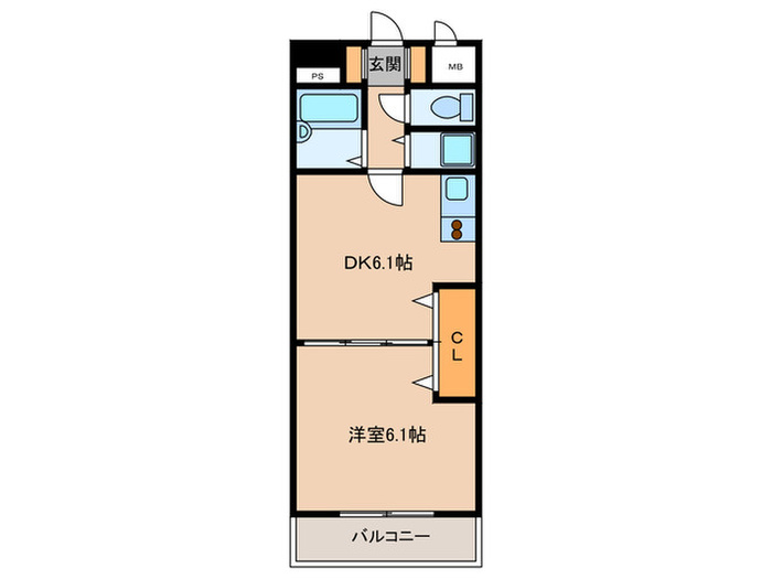 FR六本松の間取り写真