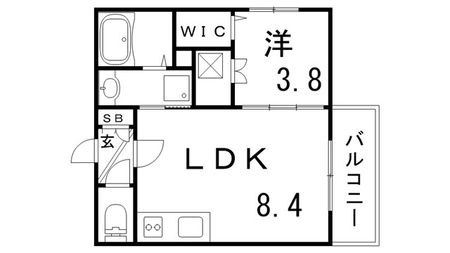 Y-city神戸鷹取の間取り写真