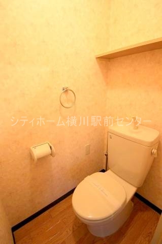 広島電鉄江波線 舟入本町駅 徒歩7分 9階建 築28年のトイレ写真