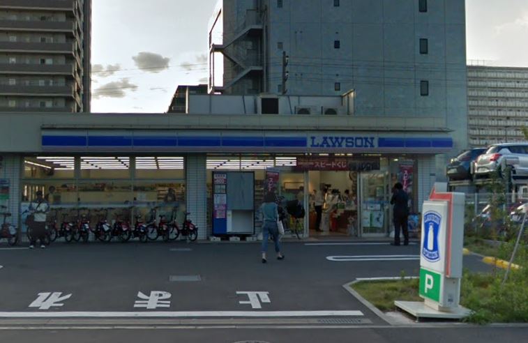 コンビニ　ローソン 南砂日曹橋店（コンビニ）まで150m
