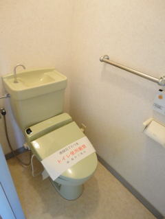 ＪＲ仙山線 東照宮駅 徒歩18分 4階建 築37年のトイレ写真