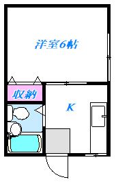サンハイツの間取り写真