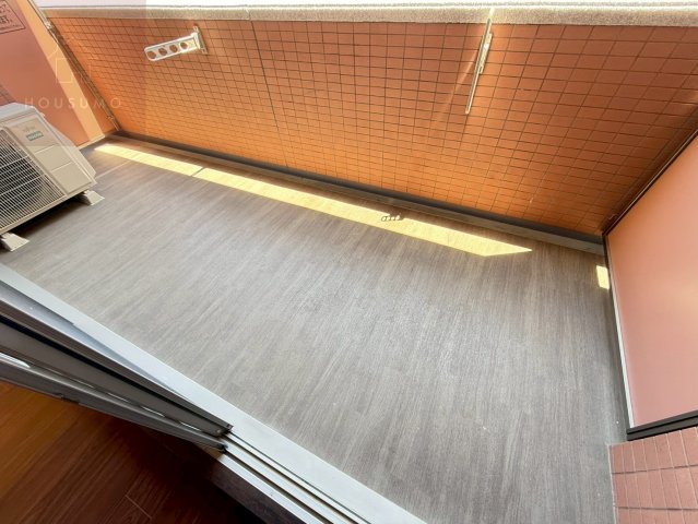 バルコニー　広々としたバルコニーです
