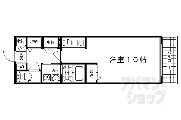レジーナ錦小路の間取り写真