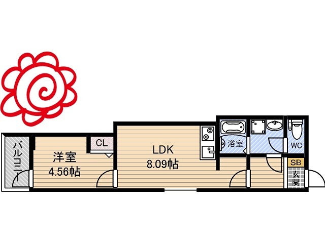 LIVFIT放出の間取り写真
