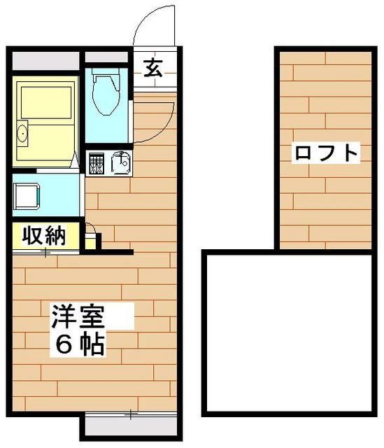 レオパレス原市弐番館の間取り写真