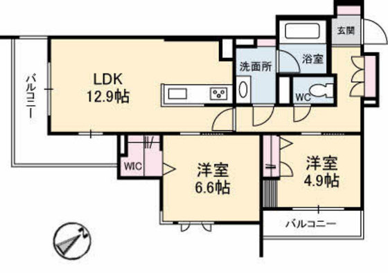 エンソラードの間取り写真