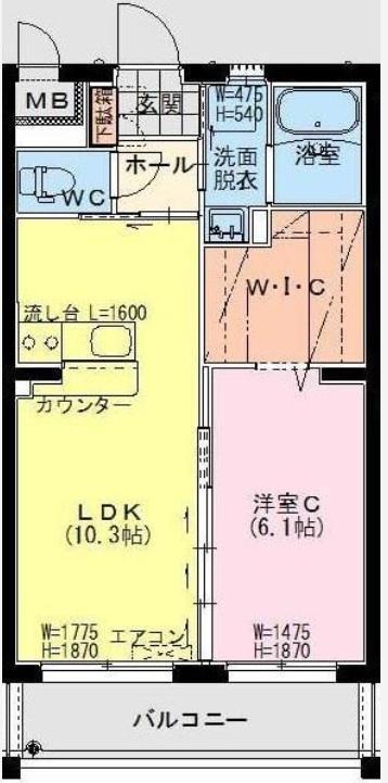 maison・glycineの間取り写真