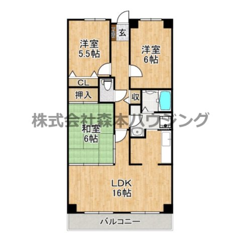 PHOENIX COURT 交野Iの間取り写真