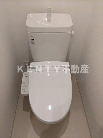 トイレ　ゆったりとした空間のトイレです