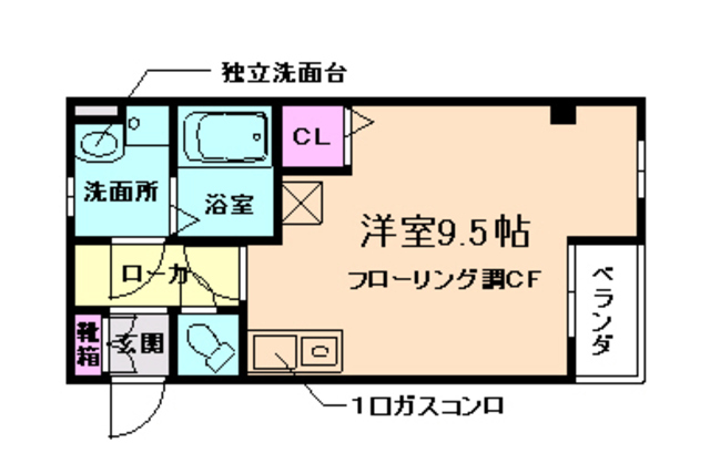 I・FLATの間取り写真
