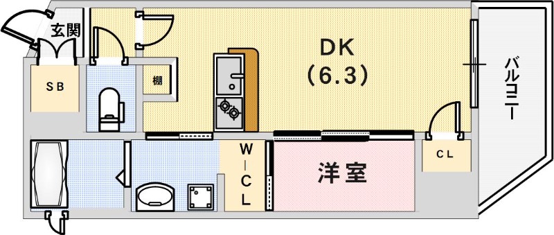 ネクストステージ神戸元町の間取り写真