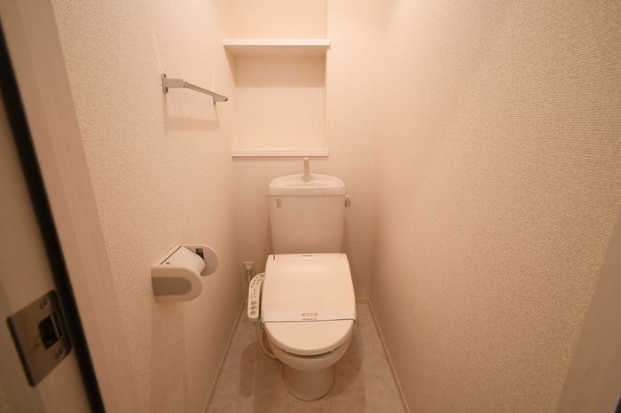 トイレ　ゆったりとした空間のトイレです