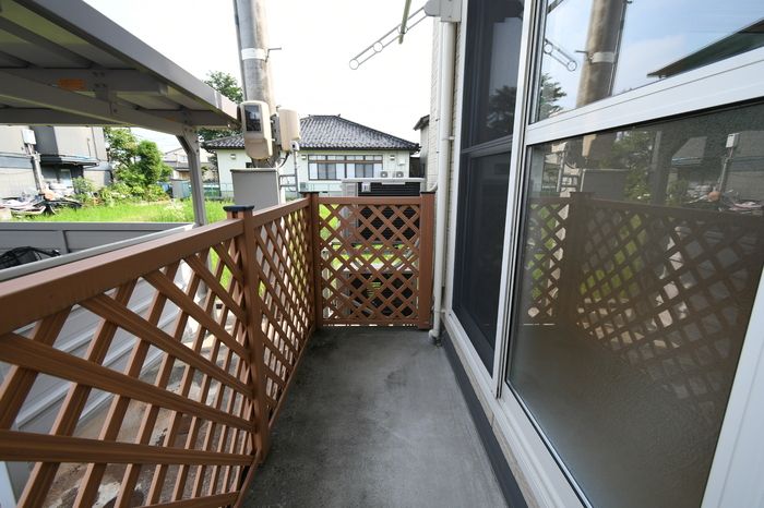バルコニー　バルコニー付きです