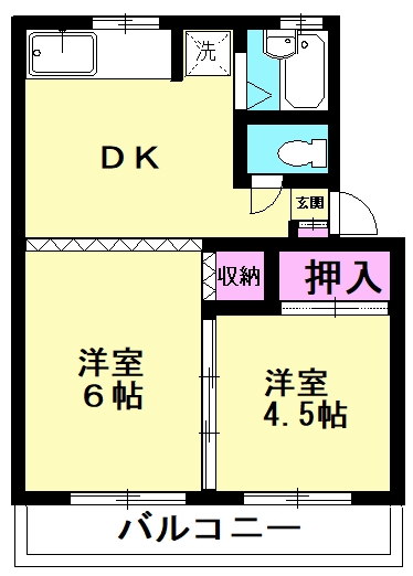 メゾンＤＥキクチ柏の間取り