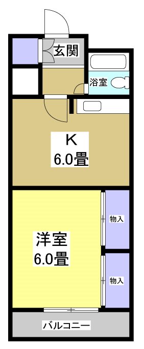 永吉ビルの間取り