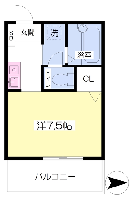 フォブール山越の間取り