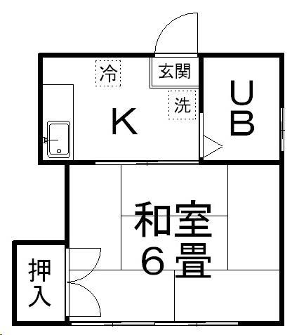 コーポたいむの間取り