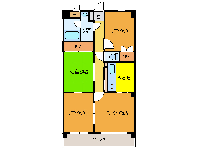 クリスタルヒルズの間取り