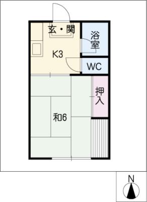 コーポ北島の間取り