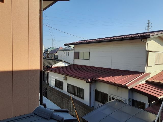 【藤沢市高倉のアパートの眺望】