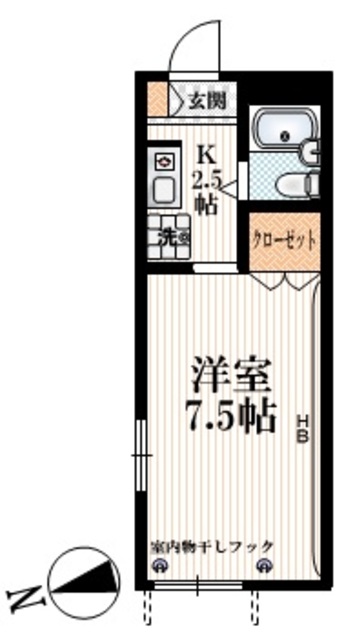 中野区野方のマンションの間取り