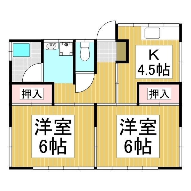 【笹井アパートの間取り】